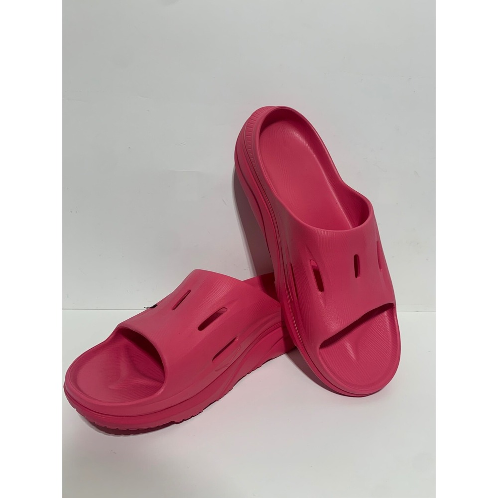 Hoka Women Size 16 US U Ora Recovery Slide 3 Pink Raspberry Shoes
